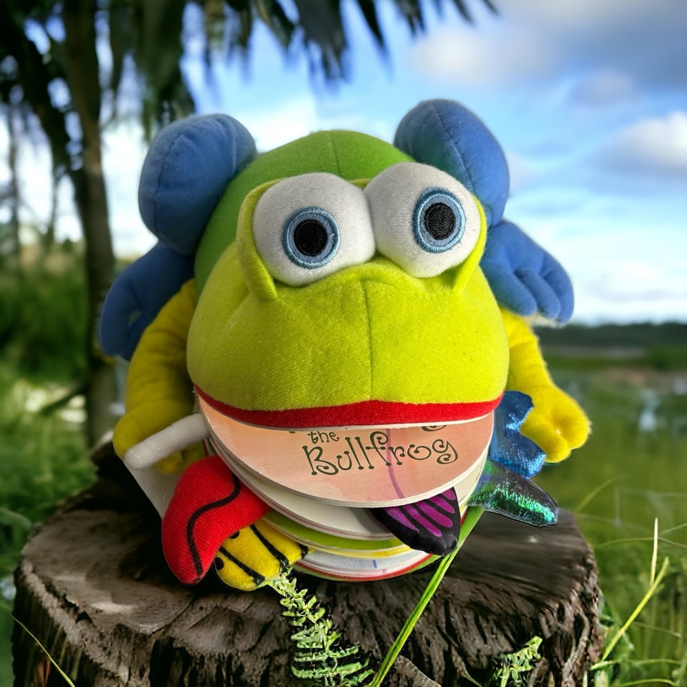 Dragonfly Design Monday The Bullfrog Book Puppet Plush StuffAnimal Bedtime Story